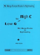 Low G to High C Mid Range Etudes for Sightreading Trumpet cover